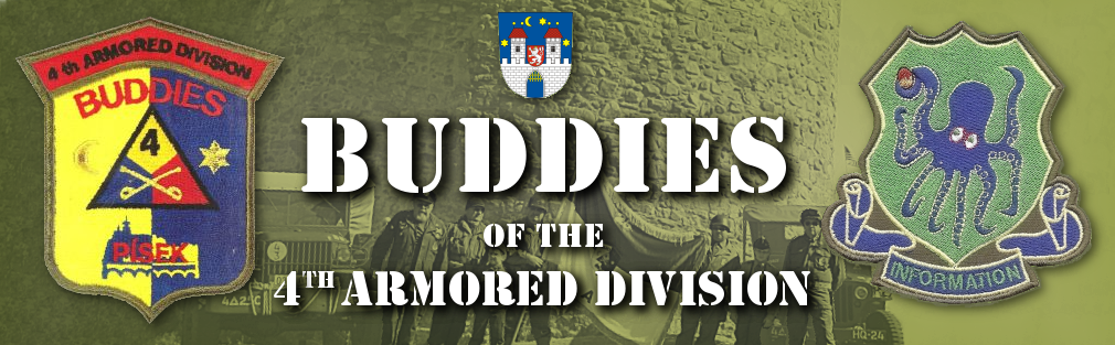 BUDDIES of the 4th Armored Division Písek