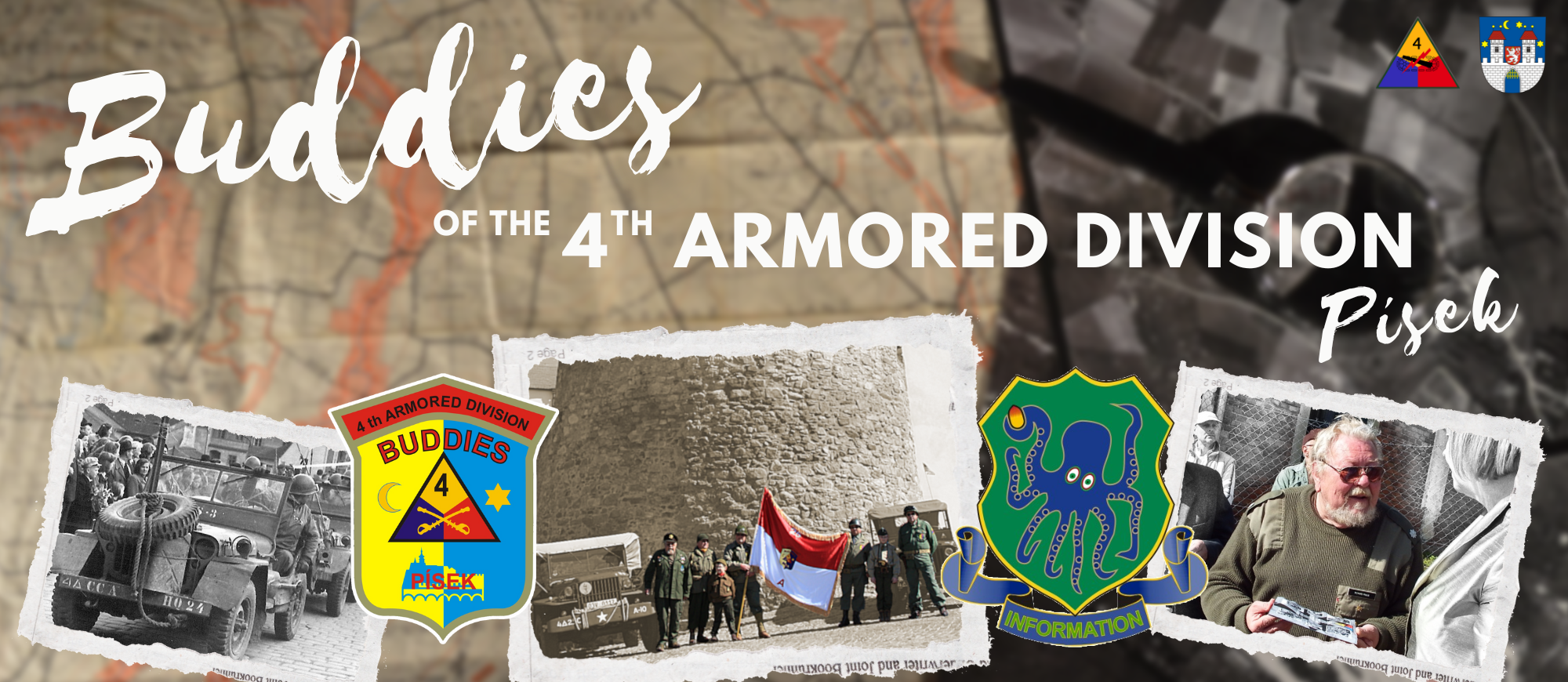 BUDDIES of the 4th Armored Division Písek