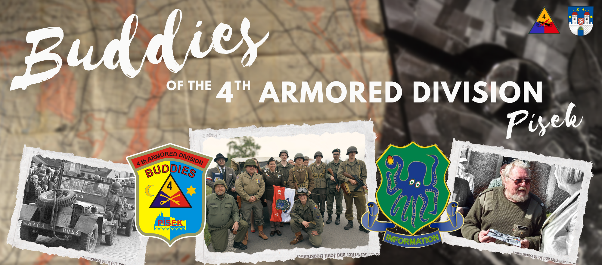 BUDDIES of the 4th Armored Division Písek